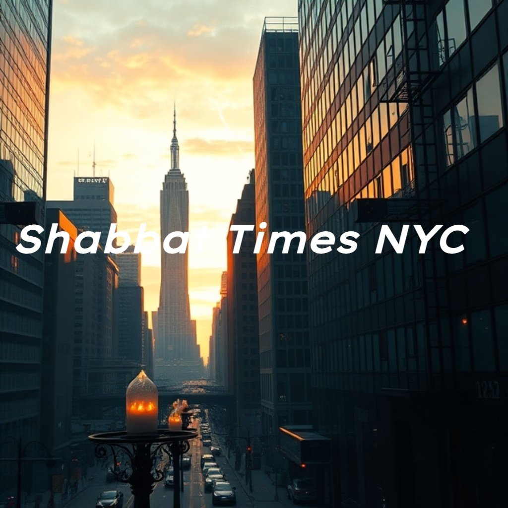 Shabbat Times NYC Know Shabbat in New York City